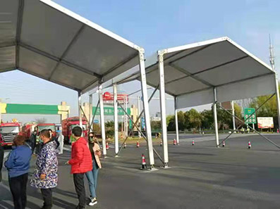 遮阳棚 防雨棚 疫情防护棚